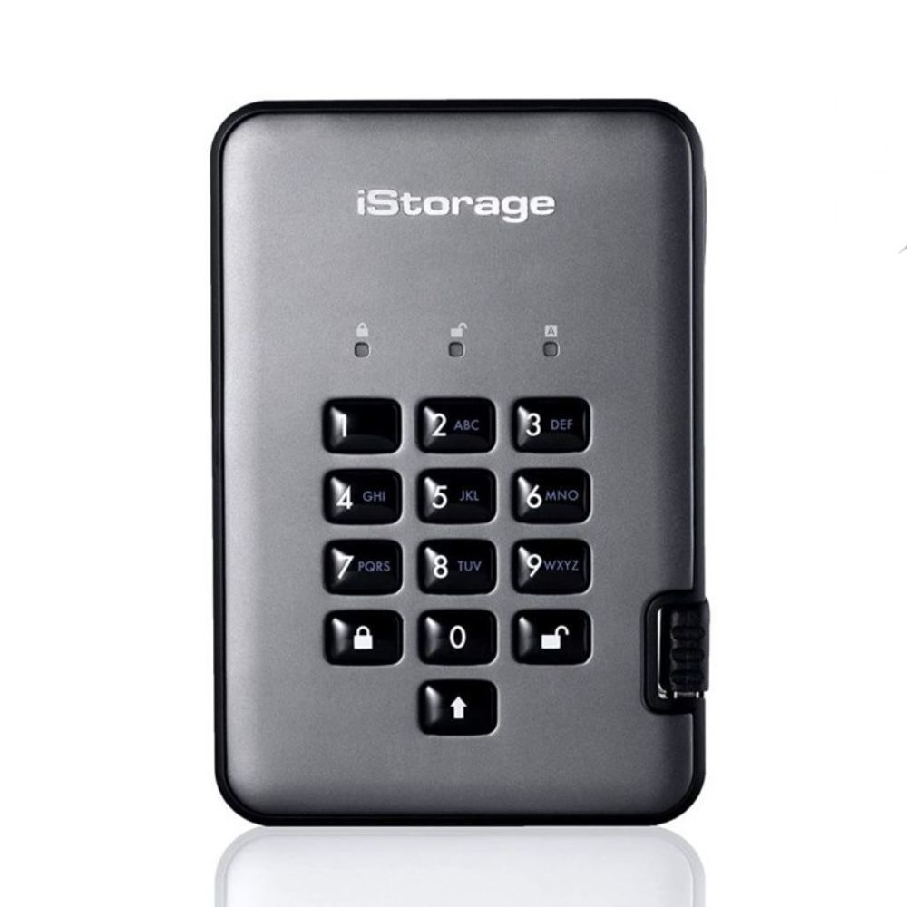 Istorage 256GB diskAshur Pro 2 USB 3.1 Secure encrypted SSD Graphite‎